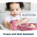 Tiny Twinkle Training Cup 2 Pack - Silicone Cups for Baby Led Weaning - Soft Open Cup for Independent Drinking (Pink Burgundy) - Buy Online on SooperMarket.com