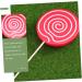 Alipis 4 Pcs Wedding Decoration Decorative Fake Lollipop Fake Lollipops Fake Lollipop Model Rainbow Lollipop Red Swirl Lollipops Toys Decorative Lollipop Ornament Wooden Food Child Candy - Buy Online on SooperMarket.com