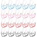 20 Pcs Kids Stethoscope Toy Stethoscope Real Working Stethoscope for Children Nursing Stethoscope Doctor Kit for Role Play Costume Pretend Game Accessories (Pink, Sky Blue, Red, Black)