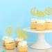 Cyodoos 25Pcs Eid Mubarak Cupcake Toppers Happy Eid Moon Star Ramadan Kareem Cupcake Picks for Eid Islamic Muslim Theme Party Cake Decorations Supplies - Gold Glitter Golden2 - Buy Online on SooperMarket.com