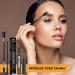 One-Step Reusable Eyebrow Stamp Set | Natural Dark Gray Eyebrow Gel & Powder Template | Perfectly Shaped Brows - Buy Online on SooperMarket.com
