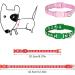 Heyu-Lotus 12-Pack Puppy Collars Paw Print Puppy Whelping Collars Quick Release Buckle Adjustable Leash Pet Safety Collars for Puppies and Cats (M) - Buy Online on SooperMarket.com