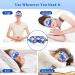 Cooling Eye Mask - Gel Eye Mask for Dark Circles Migraines & Eye Surgery - 3 in 1 Weighted Warm Compress for Dry Eyes & Blepharitis - Blue - Buy Online on SooperMarket.com