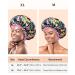 Mikimini Large Rainforest Shower Hood for Women | Pink Lace Waterproof XL Shower Cap for Long Hair | Reusable Bath Accessory - Buy Online on SooperMarket.com
