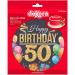 Dekora Happy 50 Birthday Wafer Disc for Cake Edible Cake Topper for Birthday Cake Round 20 CM - Buy Online on SooperMarket.com