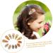 HAPINARY 6 Pairs Fabric Hairpin Hair Clips Cartoon Hair Clip Hairpin Girl Hair Accessory Little Girl Hair Clips Hair Accessories for Hair Barrettes Hair Pin Polyester - Buy Online on SooperMarket.com