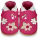 Baby Shoes with Soft Sole - Baby Girl Shoes - Baby Boy Shoes - Leather Toddler Shoes - Baby Walking Shoes 12-18 Months Pink Blossoms