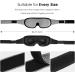 PrettyCare 3D Contoured Sleep Mask - Blockout Light Eye Cover with Earplugs and Travel Bag - Gray Night Eyeshade - Buy Online on SooperMarket.com