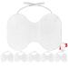 TENS Unit Replacement Pads - Pack of 6 Extra Large Butterfly Shaped Electrode Squares