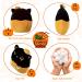 Pumpkin Cat Stuffed Animal Plush Pillow | Halloween Gift for Kids | Soft Hugging Toy for Boys and Girls | Halloween Party Decor - Buy Online on SooperMarket.com