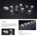 TUUXI 84pcs Rhmeta Title: inestone Crystal Twisters Set - Spiral Hair Pins for Wedding and Prom - Buy Online on SooperMarket.com