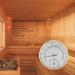 Premium Stainless Steel Sauna Thermometer & Hygrometer - Wall-Mounted Sauna Oven Accessories with Clear Scale for Optimal Sauna Experience - Buy Online on SooperMarket.com