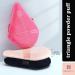 Velvet Triangle Powder Puffs Set - Reusable Makeup Sponge for Foundation, Powder, and Concealer - 4pcs Black White Applicator Kit - Buy Online on SooperMarket.com