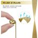 KOREDA Fitbit Luxe Bands Set - 2 Pack Stainless Steel Metal + Mesh Woven Strap Replacement for Fitbit Luxe Fitness Tracker (Champagne Gold) - Buy Online on SooperMarket.com