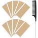 120 Pieces Hair Extension Tape Tabs Double Sided Adhesive Extension Replacement Tapes Strong No-Residue Adhesive Hair Extension Tape with Rat Tail Comb Stainless Steel Pintail Comb for Hair Extensions