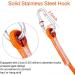 Airui 10mm Outdoor Climbing Rope - 10m Safety Braid Nylon Escape Rescue Rope in Orange - Buy Online on SooperMarket.com