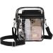 YCBB Clear Stadium-Approved Purse for Women - Adjustable Shoulder Strap - 8.8 Inch Clear Bag - Buy Online on SooperMarket.com