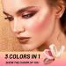 U-Shinein 3-in-1 Makeup Palette: Highlighter, Contour & Blush - Long-Lasting Pigment, Glow Pinkish (Color 01) - Buy Online on SooperMarket.com