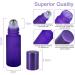 JamHooDirect 6Pcs 5ml Essential Oils Roller Bottles Empty Refillable Colorful Frosted Glass Roll on Bottles with 1 Opener & 1 Dropper Perfect for Aromatherapy Fragrance Perfume - Buy Online on SooperMarket.com