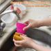 4 Pack Silicone Collapsible Travel Cup Set with Lid - Reusable & Expandable Drinking Mug for Camping and Hiking - Buy Online on SooperMarket.com