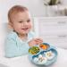 BPA-Free Silicone Baby Suction Plate for Toddlers - Dishwasher & Microwave Safe - Blue - Buy Online on SooperMarket.com