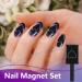 Manicure Tool | Nail Tool Set for Manicure | Portable Cat Eye Gel Nail Polish Magnet Wand for Beginners Girls Women Manicurists - Buy Online on SooperMarket.com