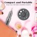 Portable Rechargeable Electric Nail File Kit | 12 Bits, 6 Speeds | Professional Nail Drill for Acrylic & Gel Nails | Dark Gray | Great Gift for Women - Buy Online on SooperMarket.com