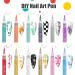 Nail Art Pen Nail Art Pens Nail Art Tools 12PCS Nail Art Tools 3D Colorful Nail Polish Pens for Womens DIY Graffiti Drawing Nail Art Polish Fine Tip Nail Polish Set for Manicure Tools - Buy Online on SooperMarket.com