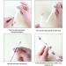 Nail Art Drill - Manicure Dotting Pencil for Artistic Nails Manicure Art Pencil for Nails Lightweight Portable Nail Tool for Home Travel White - Buy Online on SooperMarket.com