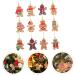 HOMSFOU 24 Pcs Gingerbread Man Ornament Xmas Gingerbread Man Figurine Gingerbread Ornaments Holiday Gingerbread Man Christmas Tree Ornaments Christmas Party Decoration Pvc Gift Household As Shownx2pcs 8X5.5CMx2pcs - Buy Online on SooperMarket.com