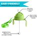 3-in-1 Weighted Straw Sippy Cup Conversion Kit for Comotomo Bottles | 2 Pack Green | Compatible with 5 & 8 oz Bottles | Versatile Extended Use | Comotomo Straw Cup Converter - Buy Online on SooperMarket.com