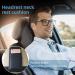 ZATOTOO Car Neck Support - Memory Foam Headrest for Car Seat with Breathable Washable Cover - Black - Buy Online on SooperMarket.com