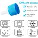 Tondiamo 16-Piece Pet Feeding Bottle Kit | Kitten Milk Replacer & Puppy Feeder Set with Replacement Nipples | Nursing Supplies for Newborn Small Animals - Blue/Pink - Buy Online on SooperMarket.com