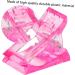 Mikinona 72 Pcs Nail Clip Extension Clamp Nail Binder Clips Manicure Extension Finger Nail Extension Clips Nail Tip Clips Clamps Heavy Duty Nail Dip Kits Equipment Plastic Crystal White 4X3X2CMx6pcs White Pinkx6pcs - Buy Online on SooperMarket.com