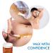 MOOM Organic Body Hair Removal for Men - Natural Sugar Wax with Aloe Vera & Chamomile - Buy Online on SooperMarket.com