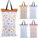 Hztyyier Hanging Wet Dry Cloth Diaper Bag 15.8x27.6inch - Large Capacity Reusable Diaper Pail Bag for Cloth Diapers or Laundry (#5) - Buy Online on SooperMarket.com