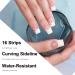 Semi Cured Gel Nail Strips Gel Nail Stickers - 16 Pcs Nail Stickers for Nail Art - Soft Self-Adhesive Gel Nail Wraps Easy Apply & Remove for Salon-Quality Manicure Kit (UV/LED Lamp Required)(BSG-0447) - Buy Online on SooperMarket.com