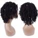 YEZHIQIU 8 Short Dreadlock Wig - Natural Black Synthetic Hair, Heat Resistant Faux Afro Locs Braids Wigs (1B) - Buy Online on SooperMarket.com