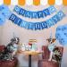 NiCoLa Boy Dog Birthday Party Supplies - Dog Birthday Hat, Banner, Bandana, Latex Balloons | Ages 1-10 Blue Decorations - Buy Online on SooperMarket.com