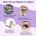 Lash Clusters Individual Wispy Eyelash Extensions 260 PCS - 3D Natural Fluffy Clusters 40D 9mm - DIY at Home - Q40D-9mm - Buy Online on SooperMarket.com