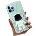 Tivenfezk Nadoli for iPhone 11 Pro Max astronaut Hidden Standh lle caricature glitter stand soft silicone bling transparent protective cover iphone 11 pro max green