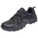 Men's outdoor fitness shoes non-slip elegant gym waterproof indoor gymnastics running shoes sport walking outdoor light sports shoes shoes damping running sporty convenient sneaker black 46 EU