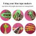 HONEYSEW 10pcs Fabric Bias Binding Sasher Tool Set with 40 Quilting Pins - Multi-Sized Foldable Strips, Green - Buy Online on SooperMarket.com
