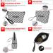 Biyejit Waterproof Cosmetic Bag & Travel Case for Women | Skull Skeleton Makeup & Lipstick Organizer - Buy Online on SooperMarket.com