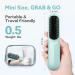 Cordless Hair Straightener Brush - Webeauty Negative Ion Mini Travel Straightener for Women Fast Heating USB Rechargeable Dual Voltage Blue Green - Buy Online on SooperMarket.com