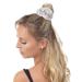4-Piece Velvet Hair Tie Set for Updos & Ponytails | Black & White - Perfect for Women Girls & Children - Buy Online on SooperMarket.com
