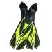 SIER FINS | Soft Silicone Full-Foot with Efficient Thrust Swim Fins | Secured Tight Fitting Fins Without Any Weak Back Straps Yellow M EUR 39-40 US Men 6-7 Women 7-8