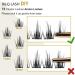 72 D Curl Individual Cluster Lashes - Soft DIY Natural Eyelash Extensions - B&Q Lash Clusters - UK-FD-B41-D-16 - Buy Online on SooperMarket.com