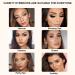 Eyebrow Stamp Stencil Kit - Waterproof Brow Stamp with 5 Reusable Stencils (Light Brown) - Buy Online on SooperMarket.com