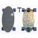 Summit Board Co Short Longboard Skateboard Deck with Precision Bearings and Rugged Wheels for Beginners and Experienced Skaters, Wide Mini Balanced Design Pixels